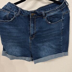 Denim Blue Women's Shorts